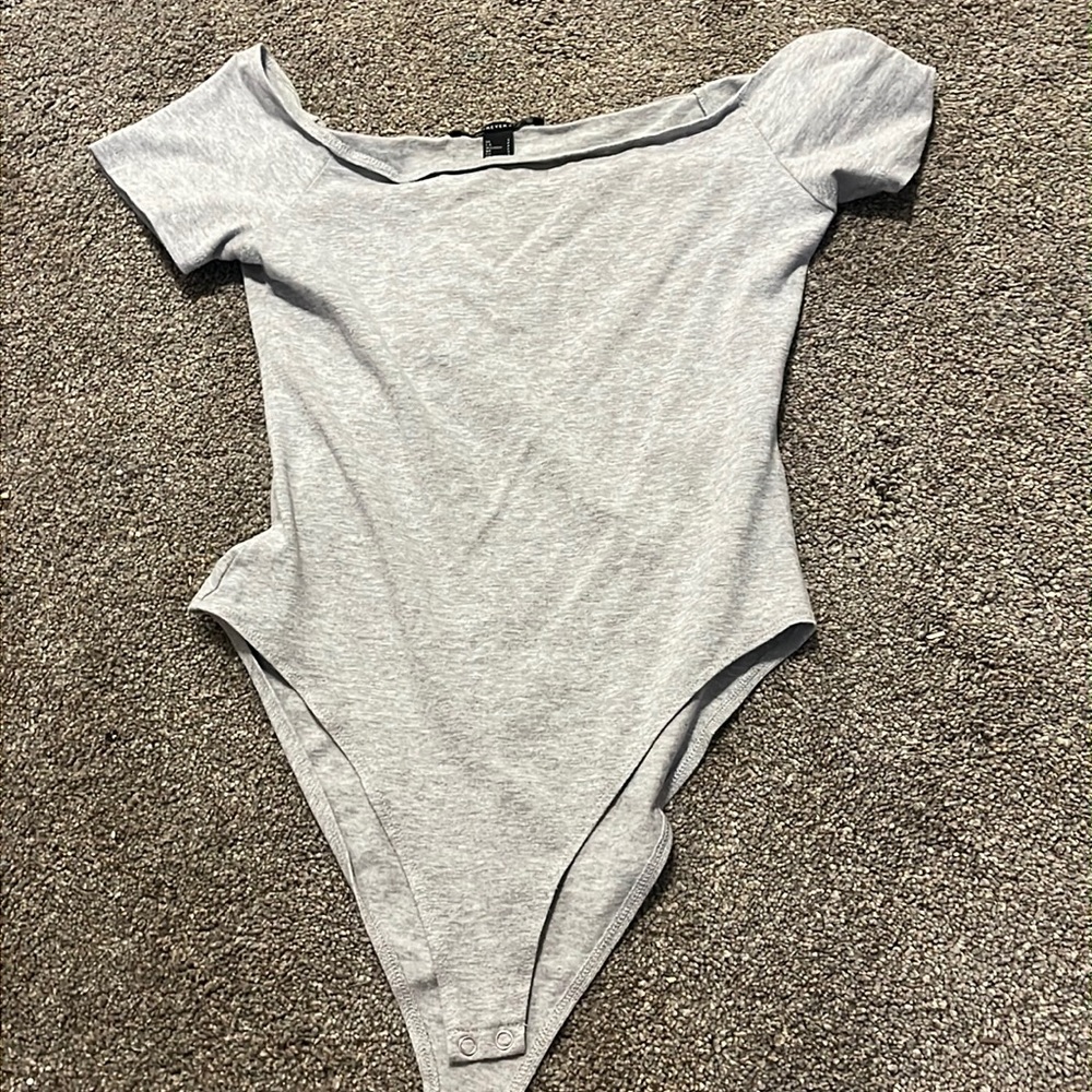 never worn forever 21 grey body suit